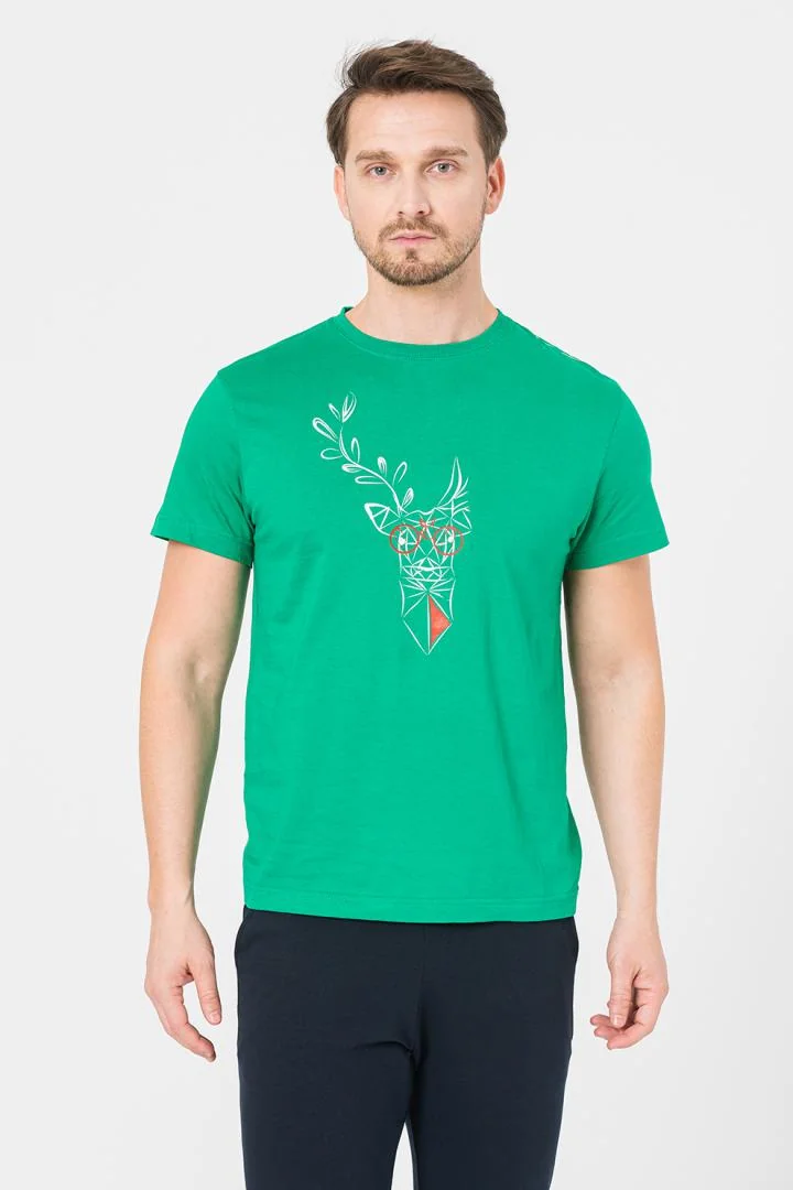 TRICOU CERB FAMILIE BARBATI K GREEN-L Pegas