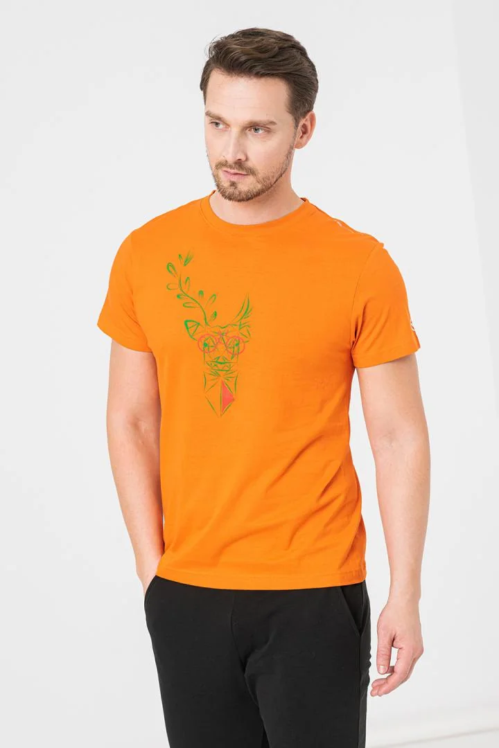 TRICOU  CERB FAMILIE BARBATI ORANGE-S Pegas