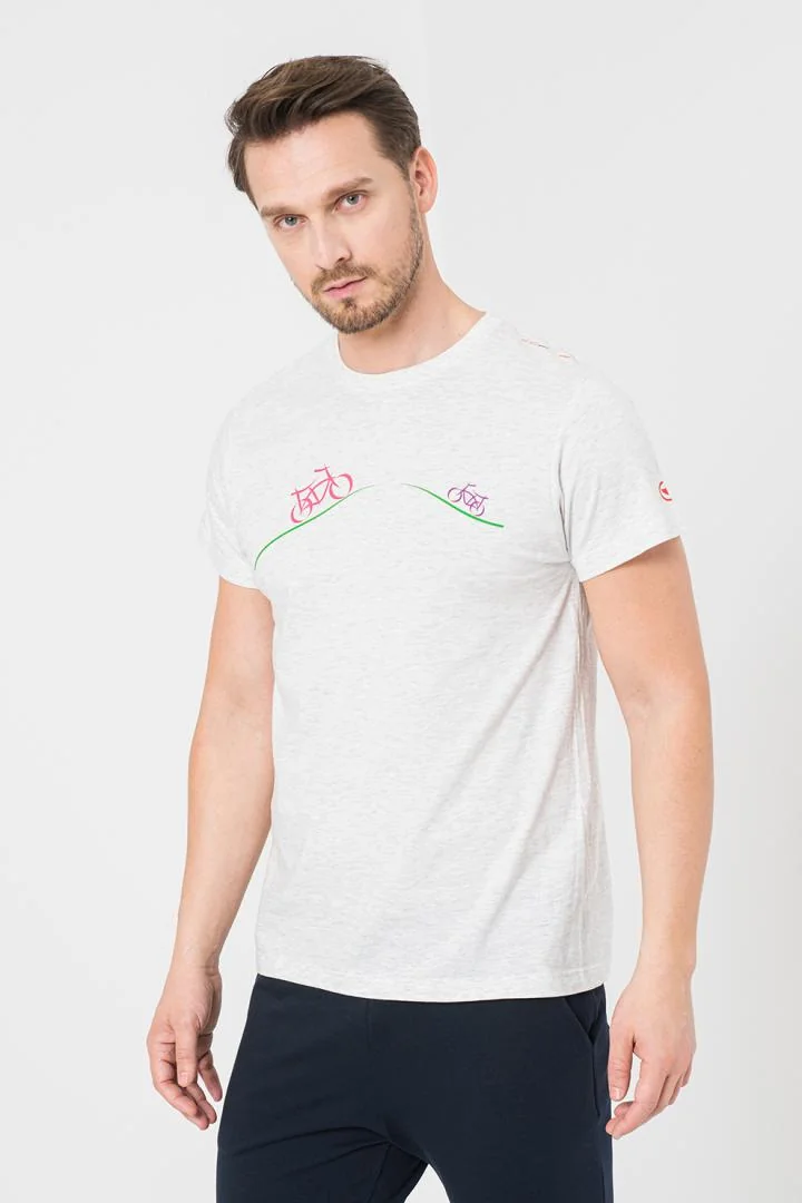 TRICOU CASUAL BICICLETE FAMILIE BARBATI LIGHT GREY-XXL Pegas