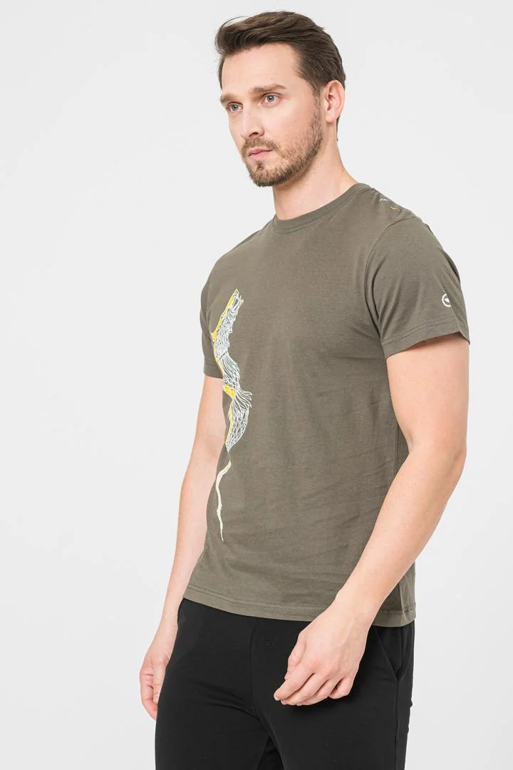 TRICOU CASUAL DRACON BARBATI GRAY-S Pegas