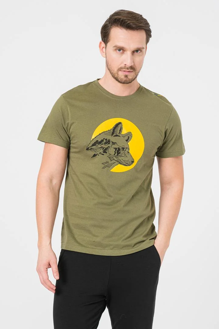 TRICOU CASUAL CIUCAS BARBATI KAKI-S Pegas