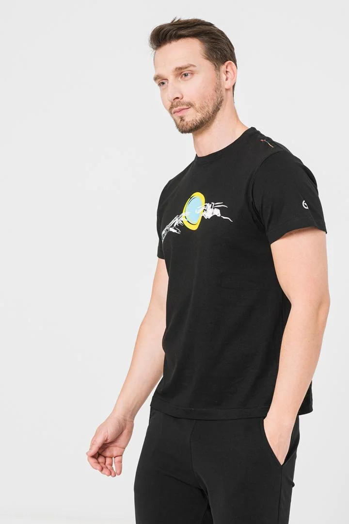 TRICOU CASUAL MANA BICICLETA BARBATI BLACK-XL Pegas