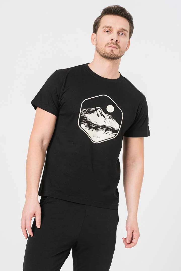 TRICOU CASUAL MOLDOVEANU BARBATI BLACK-M Pegas