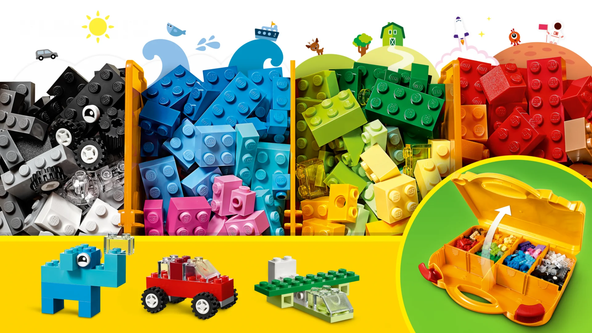 VALIZA CREATIVA, LEGO 10713 Lego