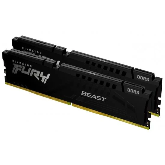 Memorie RAM Kingston DDR5 32GB 5600Mhz CL40 1.25V Dual Channel Kit Fury Beast Black XMP Kingston