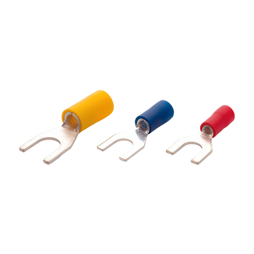 Terminale izolate de tip furca, sectiune transversala 1.50-2.50mm, M6, 200buc/set PCK-602 | Altamag.ro