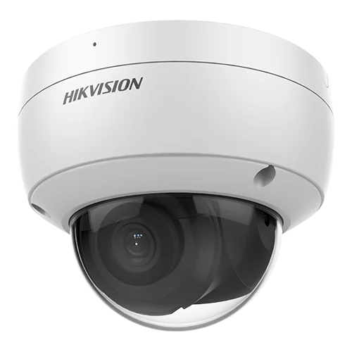 Camera supraveghere Hikvision IP dome DS-2CD2163G2-IU(2.8mm), 6MP, AcuSens - filtrarea alarmelor false dupa corpul uman si masini, microfon audion incorporat, senzor 1/2.8" Progressive Scan CMOS, rezolutie 3200 × 1800@20fps, iluminare Color: 0.005 Lux @
