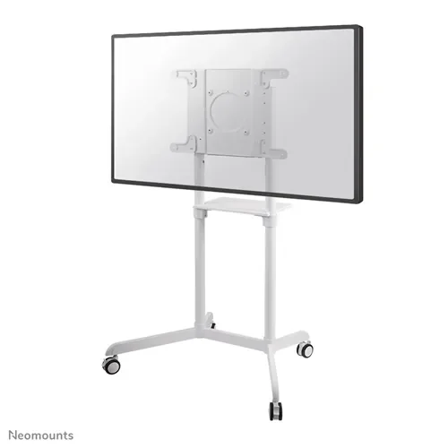Stand mobil de podea, Neomounts by Newstar NS-M1250WHITE, 37"-70", VESA max. 600x400, suporta pana la 70kg, inclinatie 5°, rotatie 90°, alb