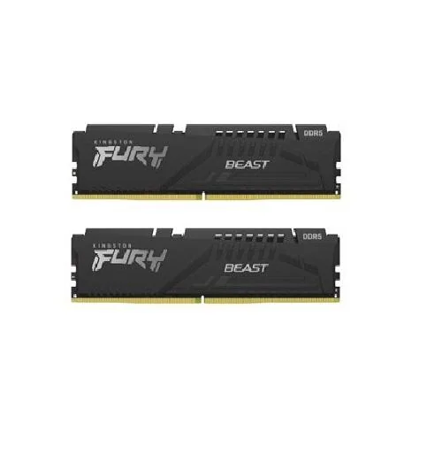 Memorie RAM Kingston DDR5 32GB 5200Mhz CL40 1.25V Dual Channel Kit Fury Beast Black XMP Kingston