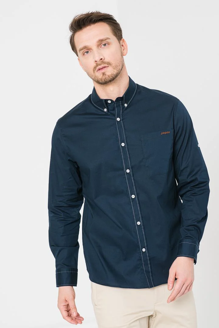 CAMASA CASUAL BARBATI DARK NAVY M Pegas