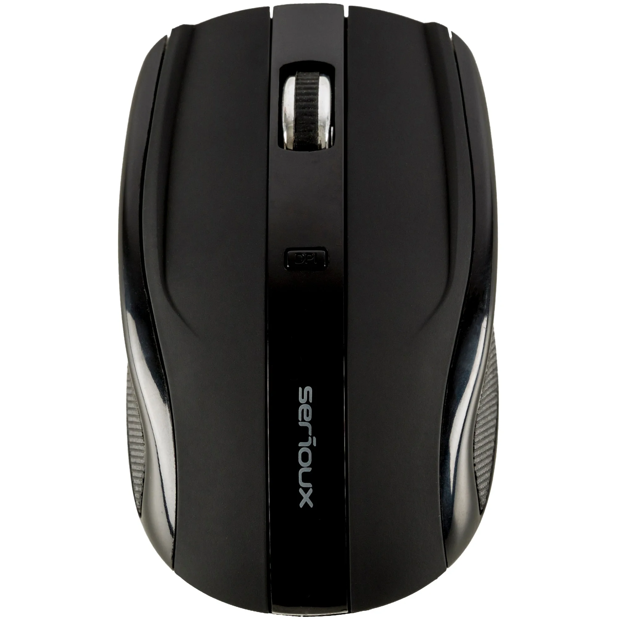 Mouse Serioux, Rainbow 400, fara fir, USB, senzor optic, distanta de operare; 10m, precizie: 1000/1600DPI ajustabila, 4 butoane Serioux