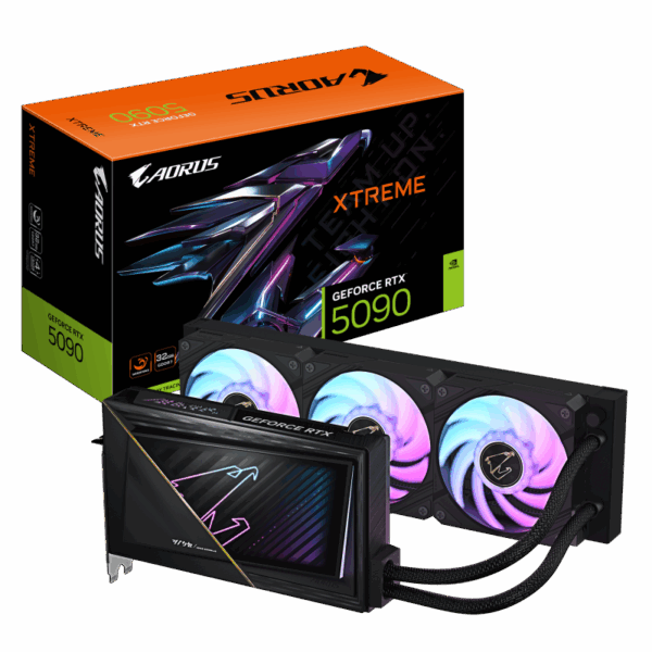 Placa Video GIGABYTE AORUS GEFORCE RTX 5090 XTREME WATERFORCE 32GB