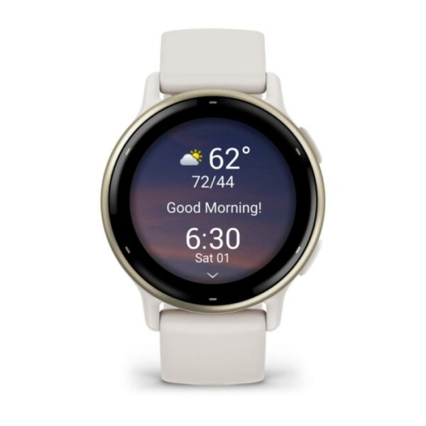 Ceas smartwach Garmin vívoactive 5 Ivory/Cream - imagine 11