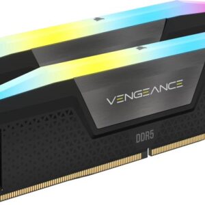 Memorie RAM CORSAIR VENGEANCE RGB 32GB (2x16) DDR5, 6000MHz, CL38,