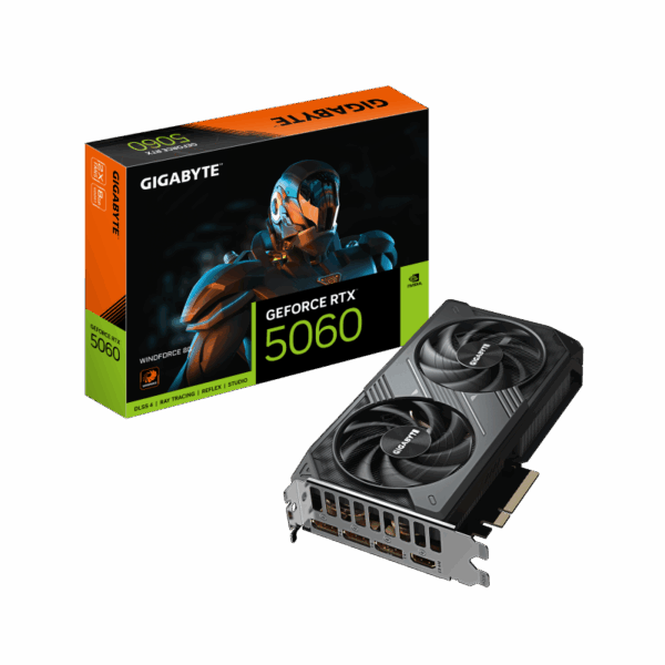 Placa Video GIGABYTE GEFORCE RTX 5060 WINDFORCE 8GB GDDR7 128