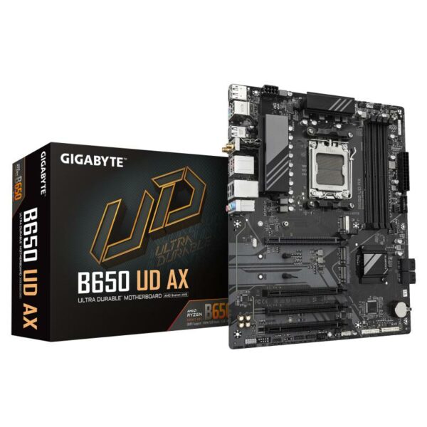 Placa de Baza GIGABYTE B650 UD AX AM5, 4x DDR5, - imagine 3