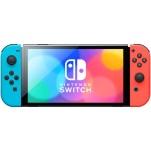 Nintendo Switch OLED, Neon Blue & Red_v1
