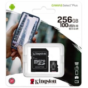 Card de Memorie MicroSD Kingston Select Plus, 256GB, Class 10