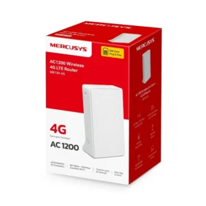 MERCUSYS AC1200 Wireless Dual Band 4G LTE Router MB130-4G, sTANDARDE