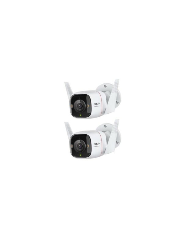 Outdoor Security Wi-Fi Camera, 2-Pack SPEC: 2K (2304x1296), 2.4 GHz,