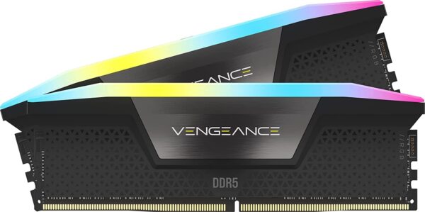 Memorie RAM CORSAIR Vengeance RGB 32GB (2x16) DDR5 6400MHz CL36