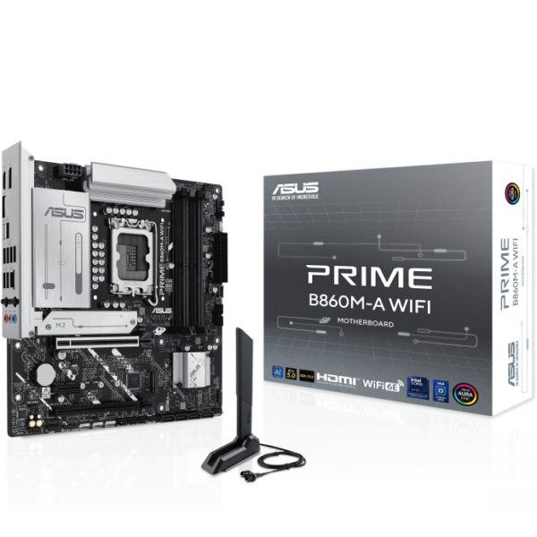 Placa de Baza ASUS PRIME B860M-A WIFI LGA1851, 4x DDR5,