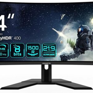 Gigabyte G34WQCP gaming monitor diagonala 34", 797.22 x 333.72 mm,