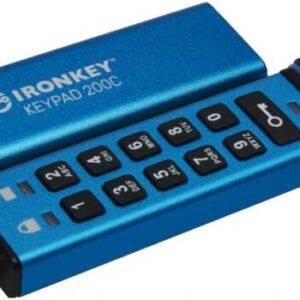 Kingston Ironkey Keypad 200C, 8GB, Blue