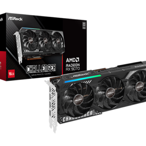 Placa Video ASROCK AMD RADEON RX 9070 CHALLENGER 16GB GDDR6