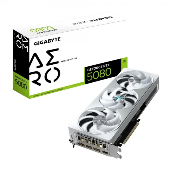 Placa Video GIGABYTE GEFORCE RTX 5080 AERO OC SFF 16GB