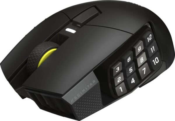 Mouse Gaming CORSAIR SCIMITAR ELITE WIRELESS SE, Gun metal, 33000