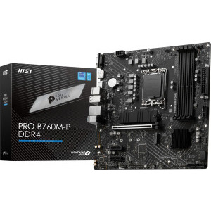 Placa de baza MSI PRO B760M-B DDR4 LGA1700  Socket