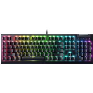 Tastatura mecanica gaming BlackWidow V4 X (Yellow Switch), layout US,