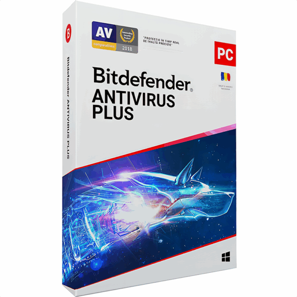 Licenta retail Bitdefender Antivirus Plus - protectie de bazapentru PC-uri