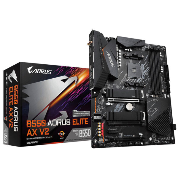 Placa de Baza GIGABYTE B550M AORUS ELITE AX AM4, 4x