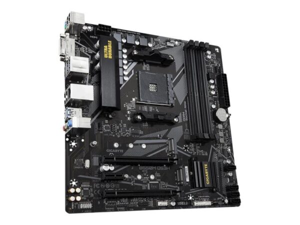 Placa de Baza GIGABYTE B550M DS3H R2 AM4, 4x DDR4, - imagine 2