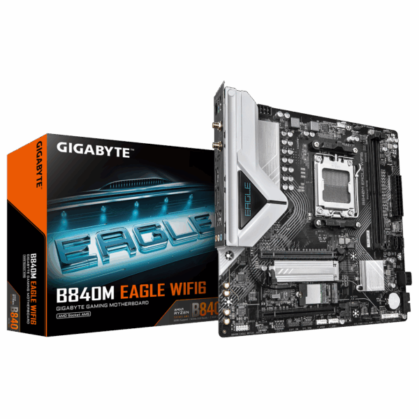Placa de Baza GIGABYTE B840M EAGLE WIFI6 AM5, 2x DDR5,