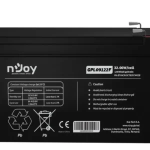 Acumulator nJoy GPL09122F 12V 30.55W/cell, Capacitate 32.00W/cell evaluat la 10V15