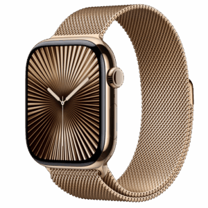 Apple Watch S10 Cellular 46mm Gold Titanium Case with Gold