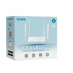 D-Link G403 EAGLE PRO AI N300 4G SMART Wi-Fi Router,