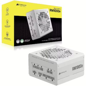 Sursa CORSAIR RM1000e 1000W ATX3.1 WHITE, Full Modulara, eficienta cibernetica
