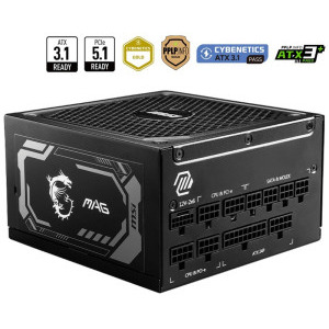 Sursa MSI MAG A1000GL PCIE5 80 PLUS GOLD 1000W, Active