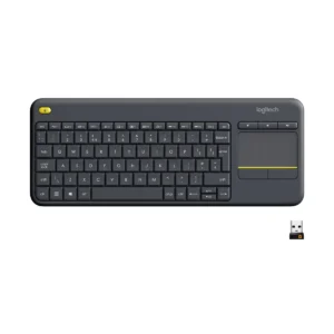 Tastatura wireless Logitech Touch K400 Plus, interfata USB, cu touchpad,