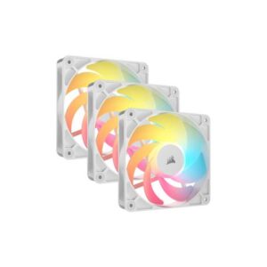Ventilatoare Carcasa CORSAIR RS120-R 3x120mm ARGB ALB, viteza 0.420-2100 RPM