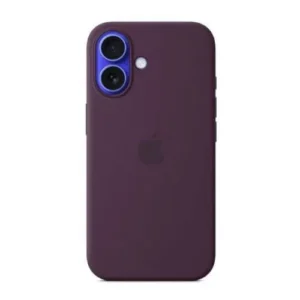 iPhone 16 Silicone Case with MagSafe - Plum