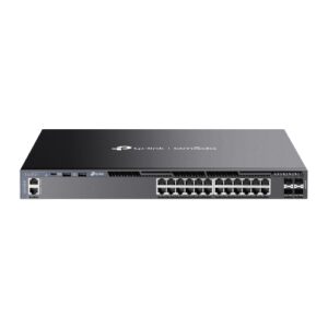 Omada 24-Port Gigabit Stackable L3 Managed Switch with 4 10GE
