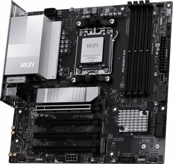 Placa de Baza MSI PRO B850M-P WIFI AM5, 4x DDR5,