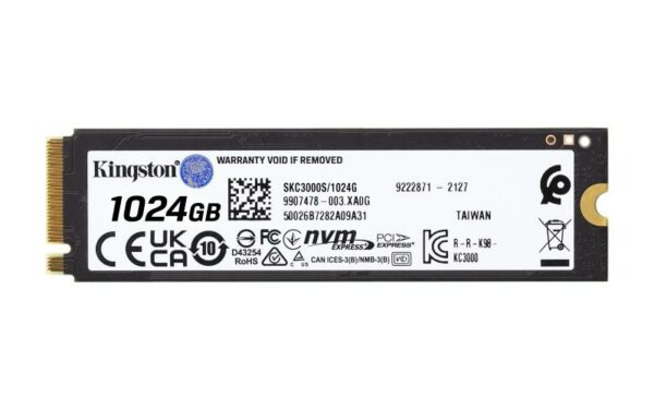 SSD Kingston SKC3000S/1024G, 1TB, M2 , PCIe 4.0 , NVMe - imagine 4