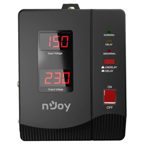 Stabilizator tensiune nJoy 2000VA Alvis, 1200W, 2x Schuko - imagine 6