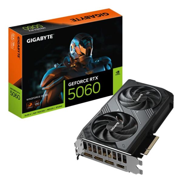 Placa Video GIGABYTE GEFORCE RTX 5060 WINDFORCE OC 8GB GDDR7 - imagine 3